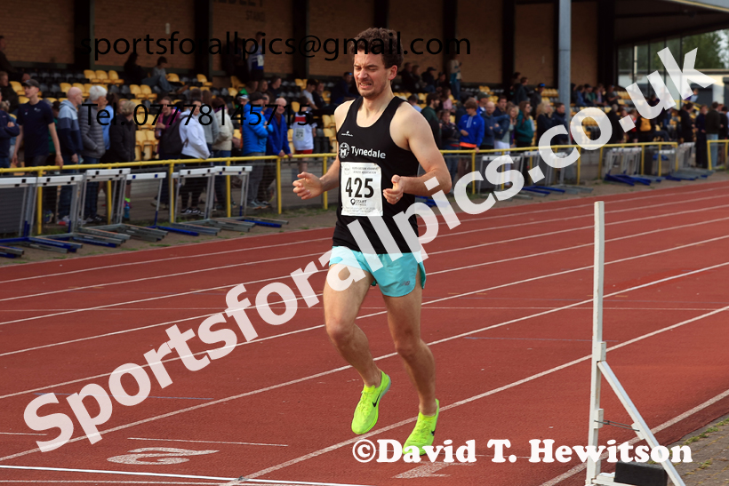 Jimmy Hedley 800 metres, 2026 NEGP 2, Monkton Stadium, Wednesday, May 27th. Photo: David T. Hewitson/Sports for All Pics